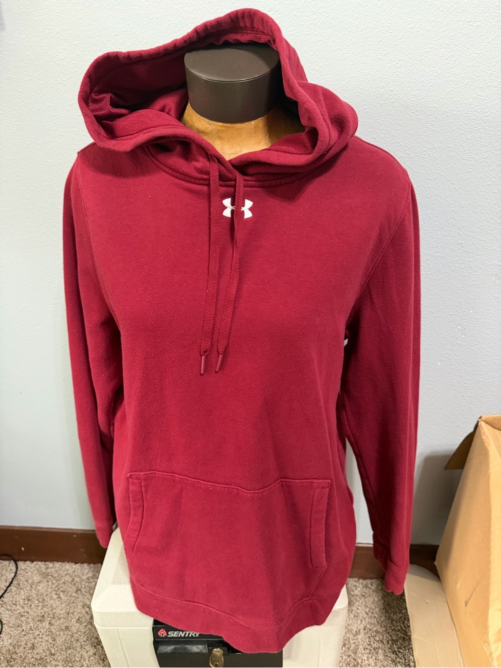 Under Armour ColdGear Womens ACL Maroon Hoodie